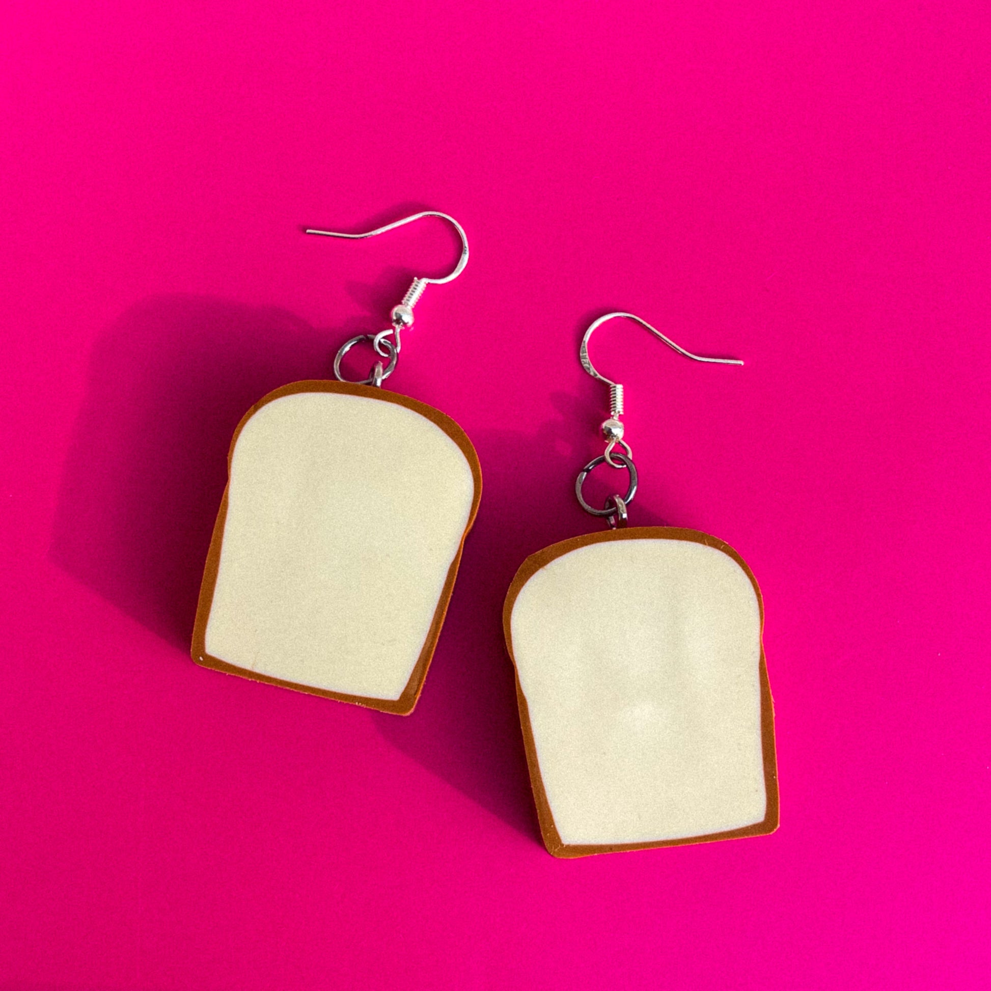 Bread Eraser Earrings - Cuteryko