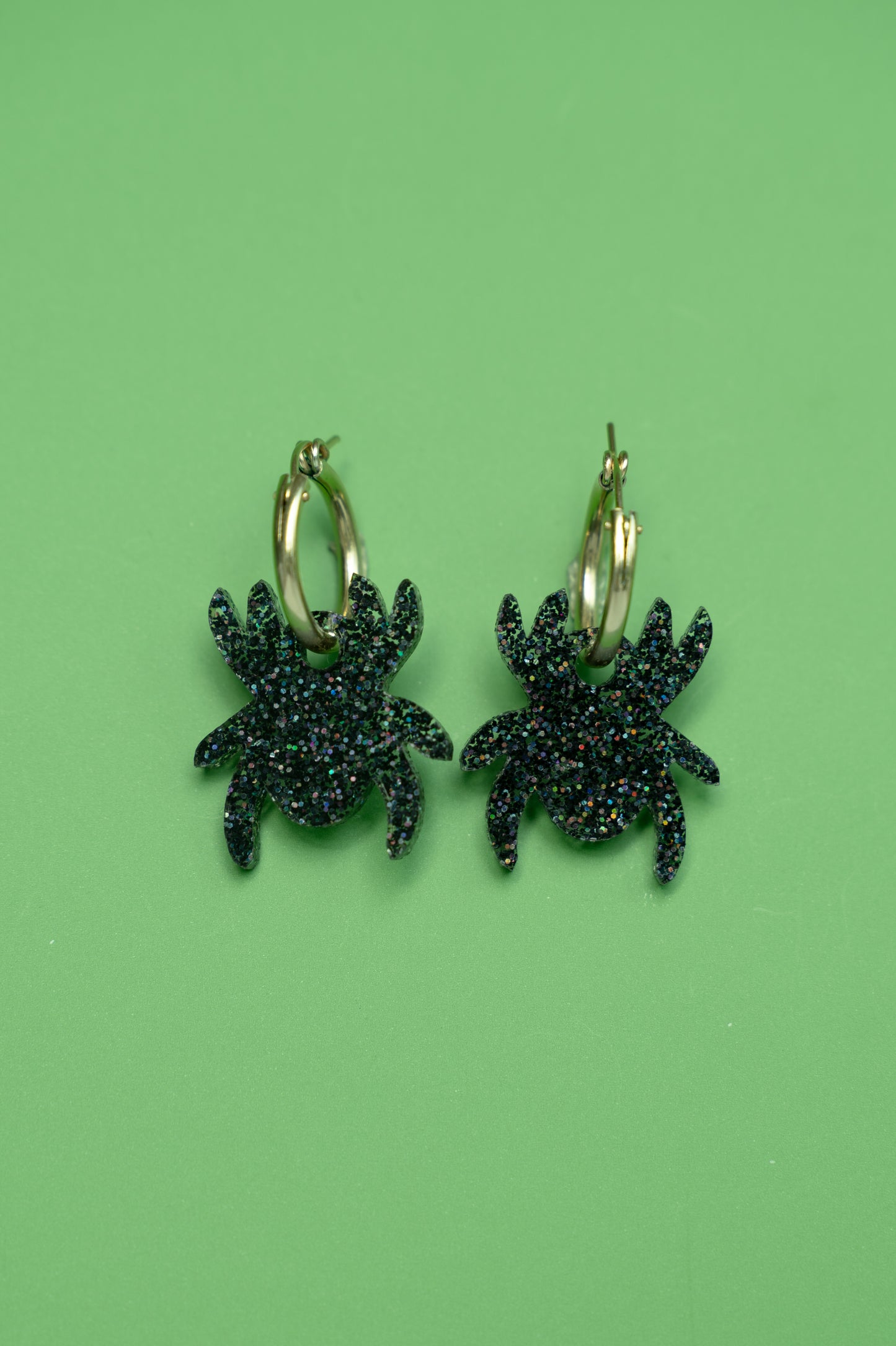 Spider Hoop Earrings