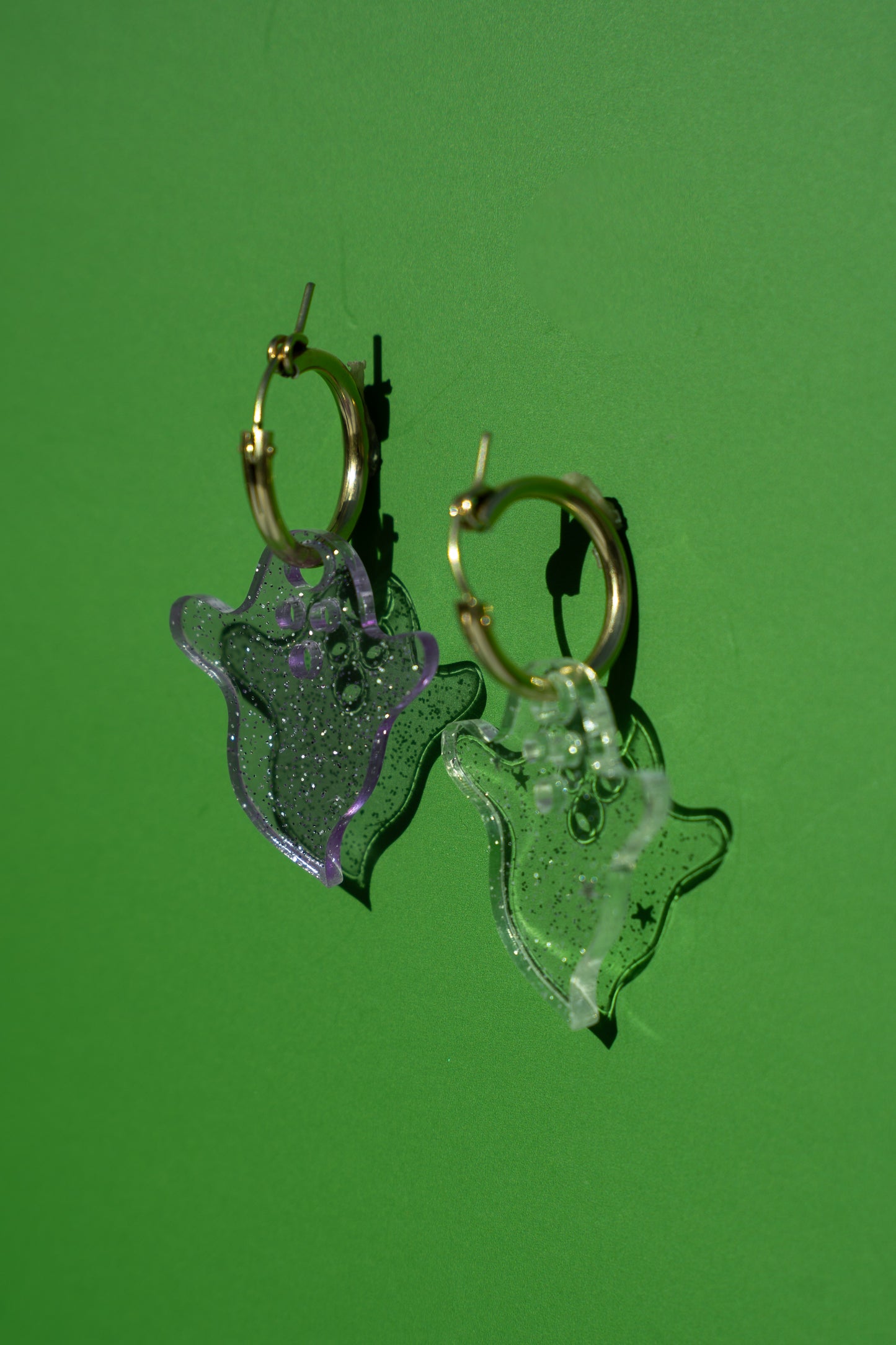 Ghost Hoop Earrings
