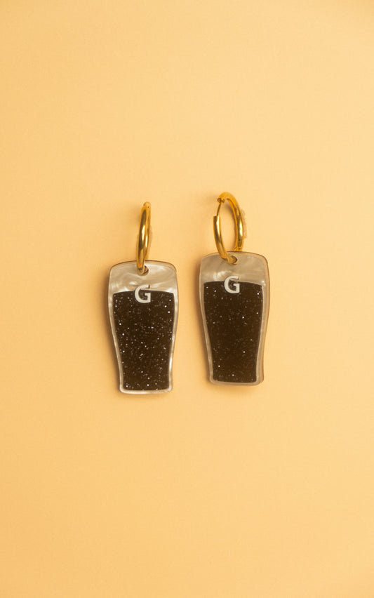 Split The G Stout Hoop Earrings