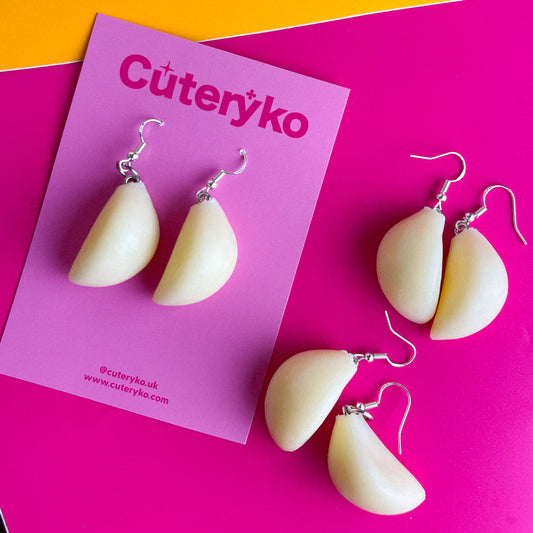 Garlic Earrings - Cuteryko