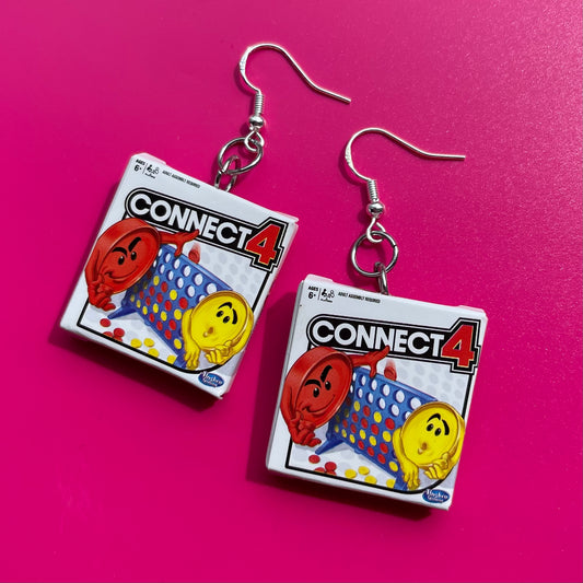 Connect 4 Earrings