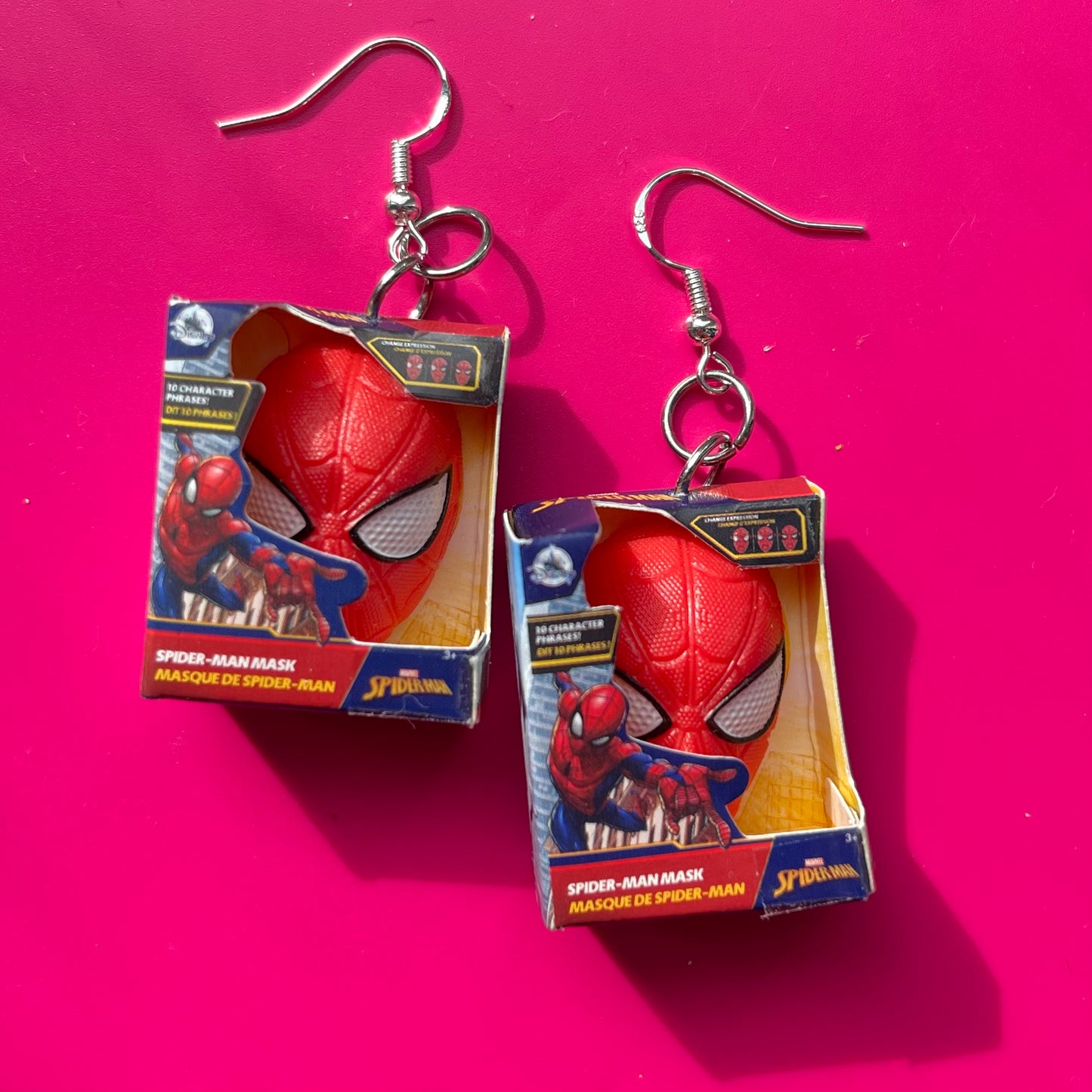 Spider-Man Mask Earrings