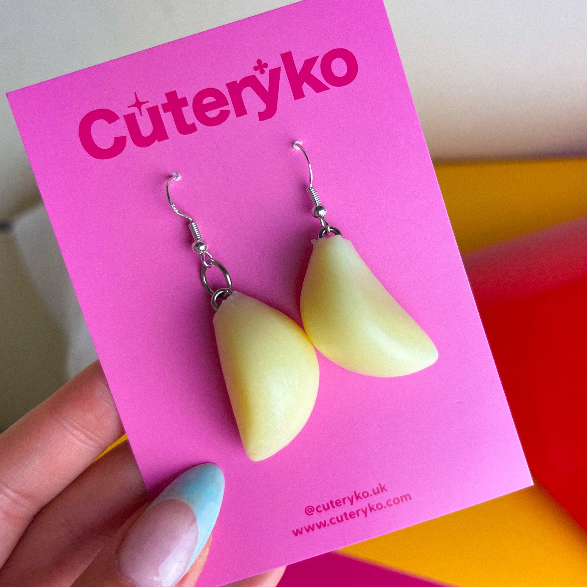 Garlic Earrings - Cuteryko