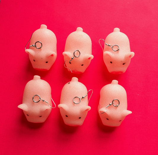 Pig Earrings