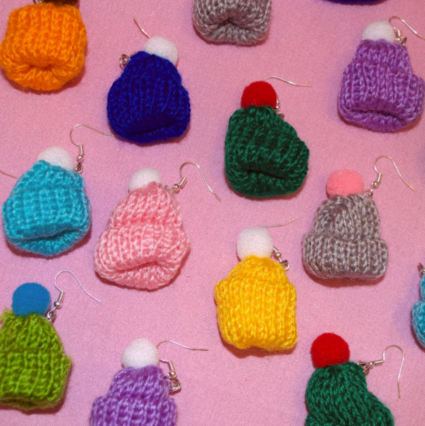 Bobble Hat Earrings