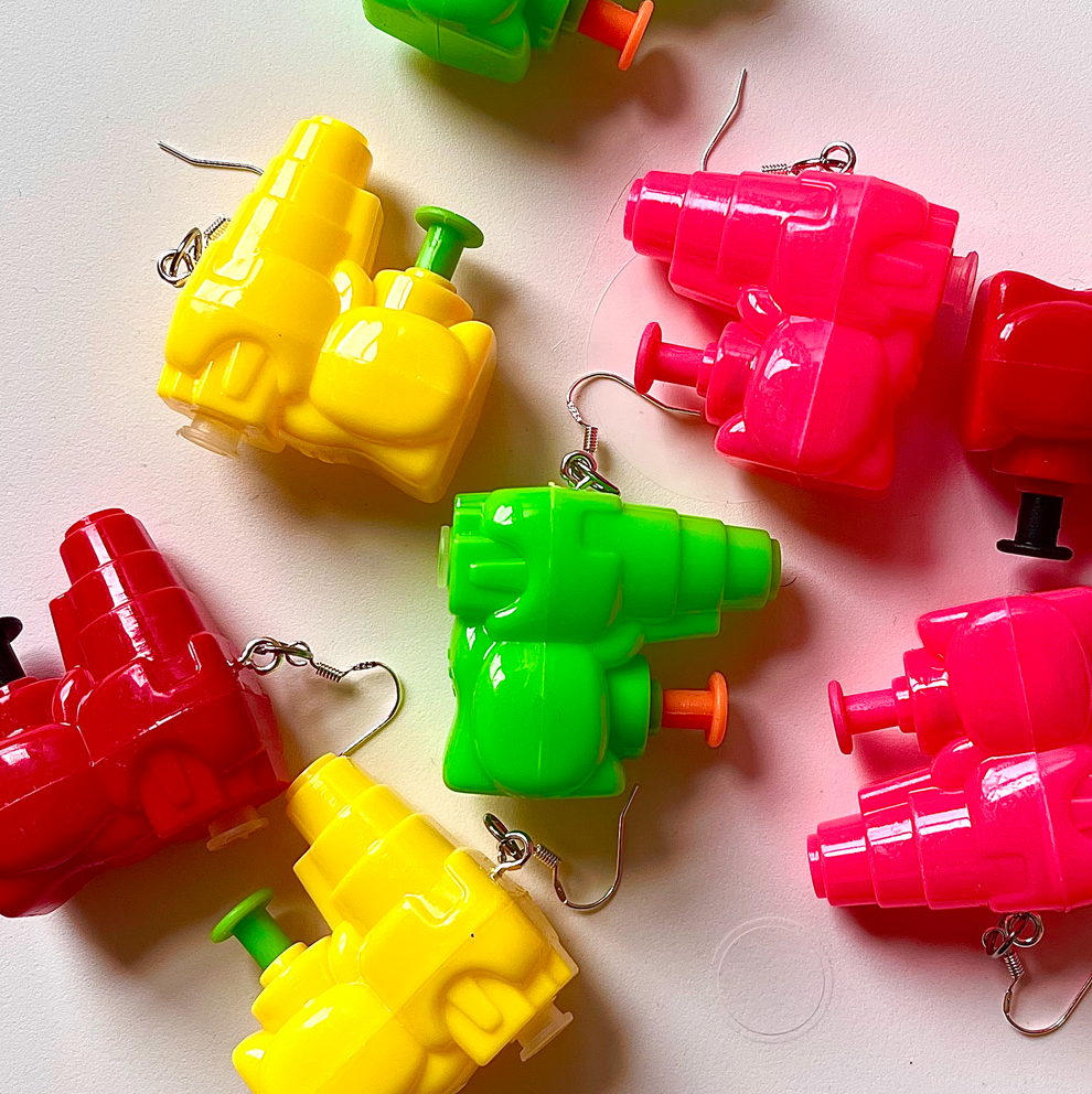 Water Gun Earrings Cuteryko
