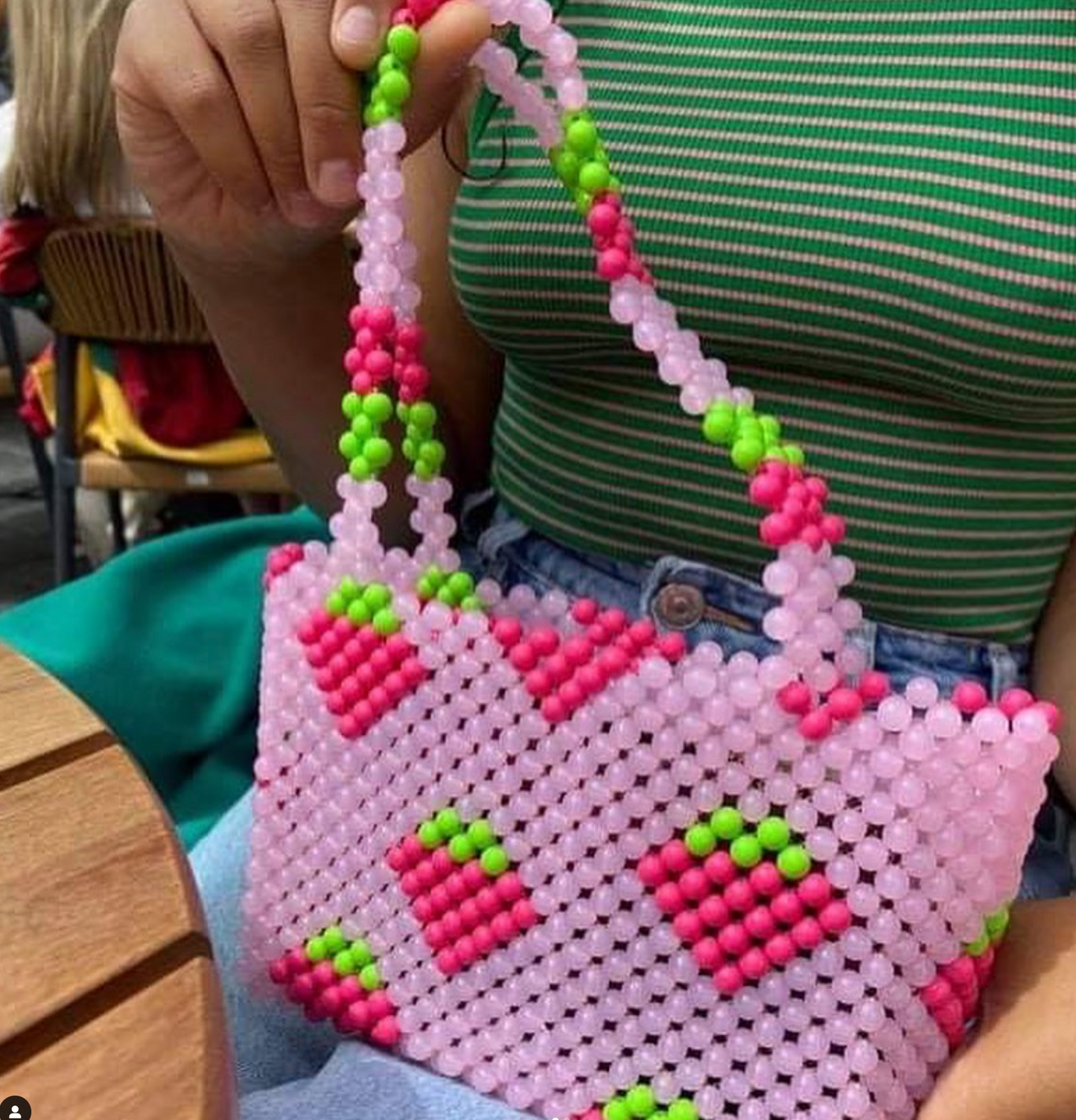 Strawberry Shortcake Bead Bag