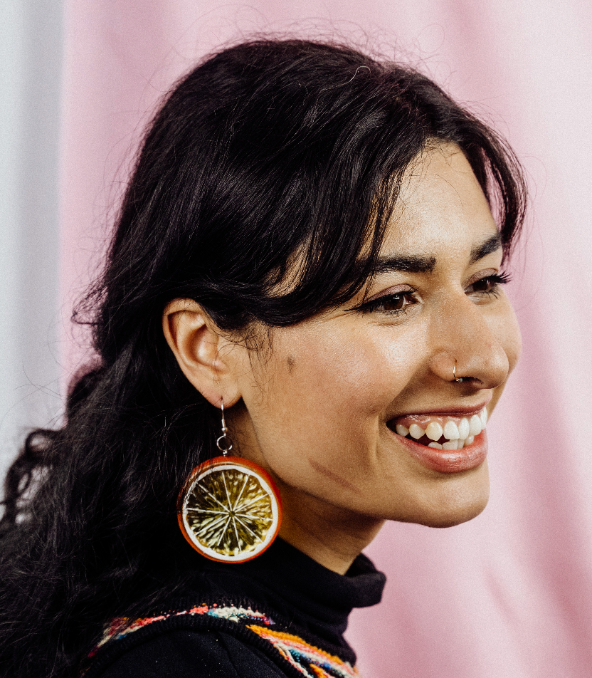 Orange Slice Earrings