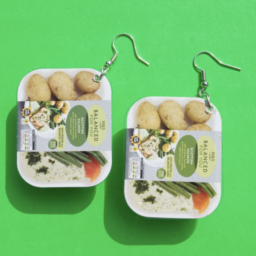 Microwave Meal earrings