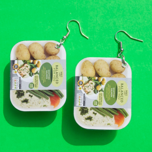 Microwave Meal earrings