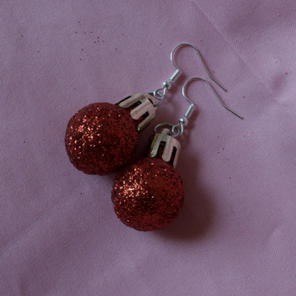 Christmas Bauble Earrings