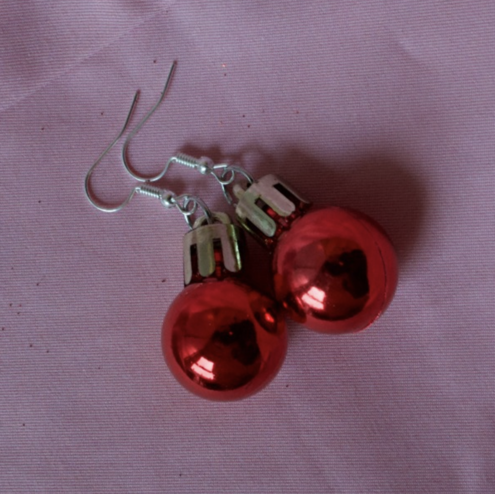 Christmas Bauble Earrings