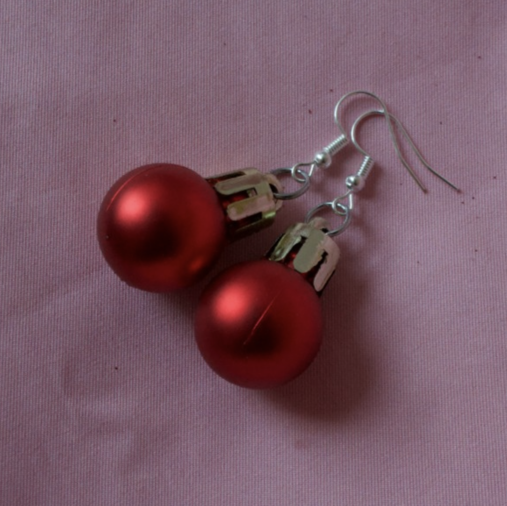 Christmas Bauble Earrings