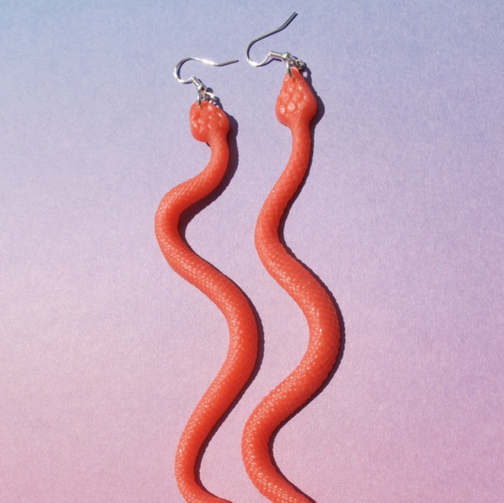 Stretchy Snake Earrings - Cuteryko