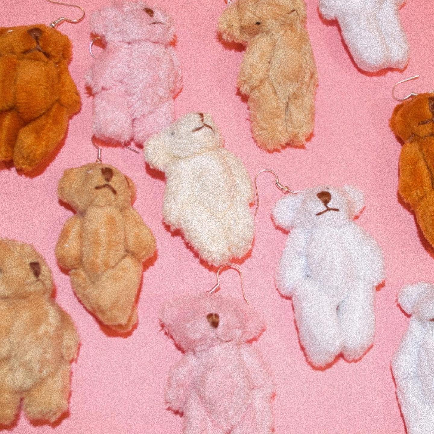 Teddy Bear Earrings - Cuteryko
