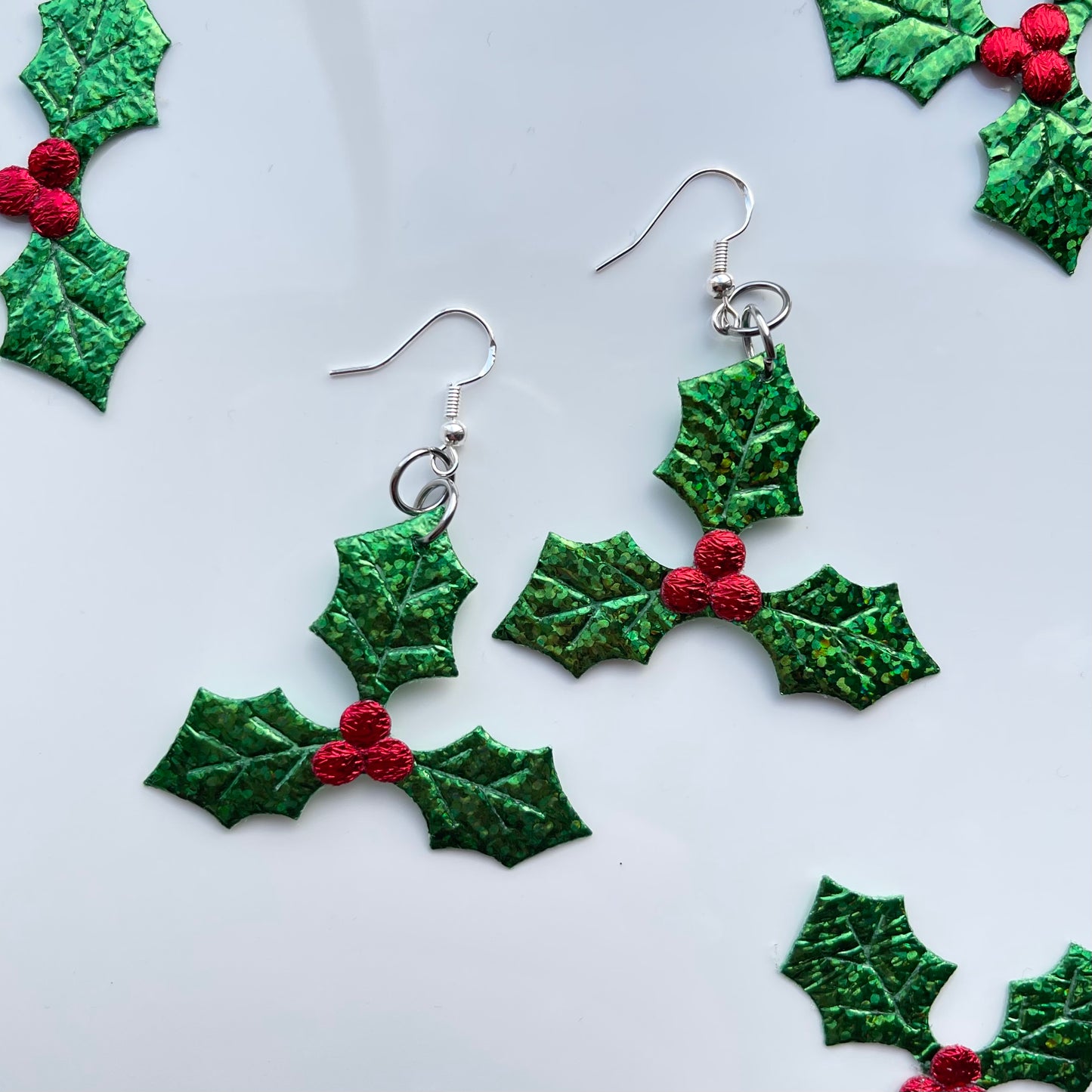 Holly Leaf Earrings