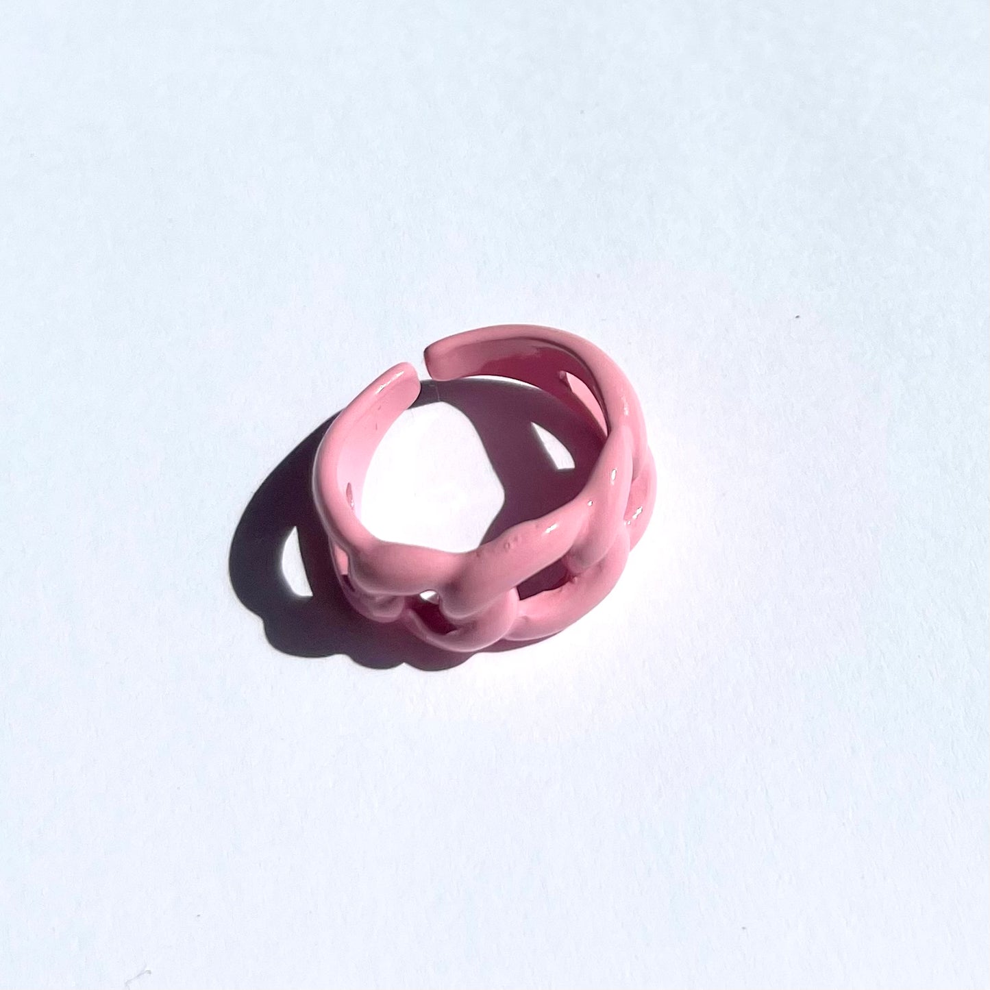 Pink Link Ring