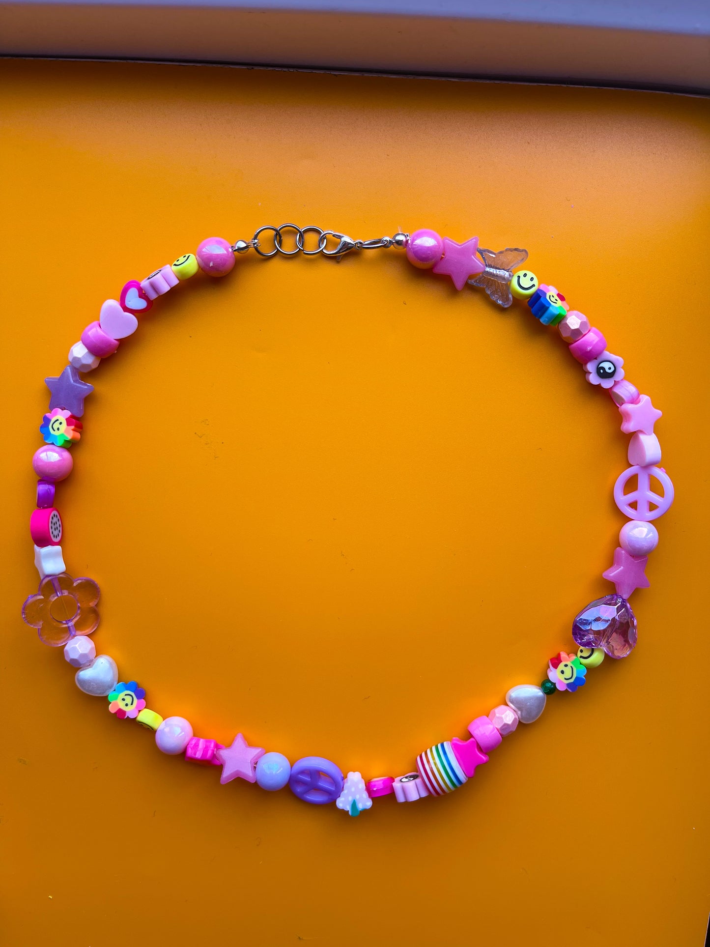 Y2K Inspired Beaded Necklace