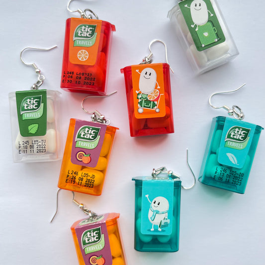 Tic Tac Earrings