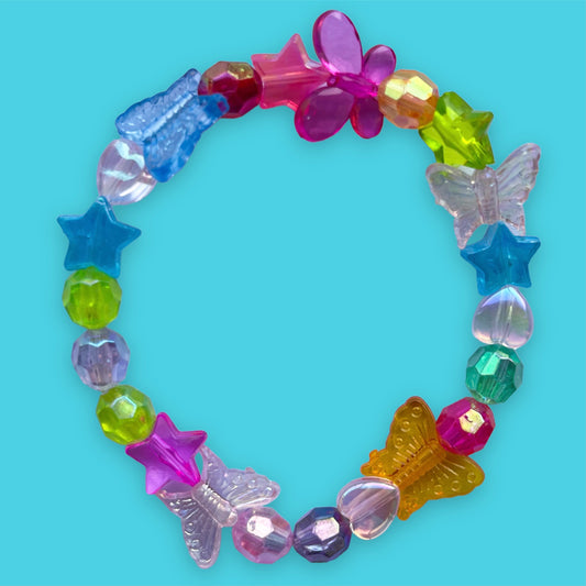 Rainbow Gem Beaded Bracelet