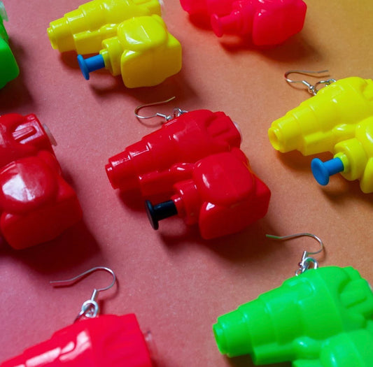 Water Gun Earrings