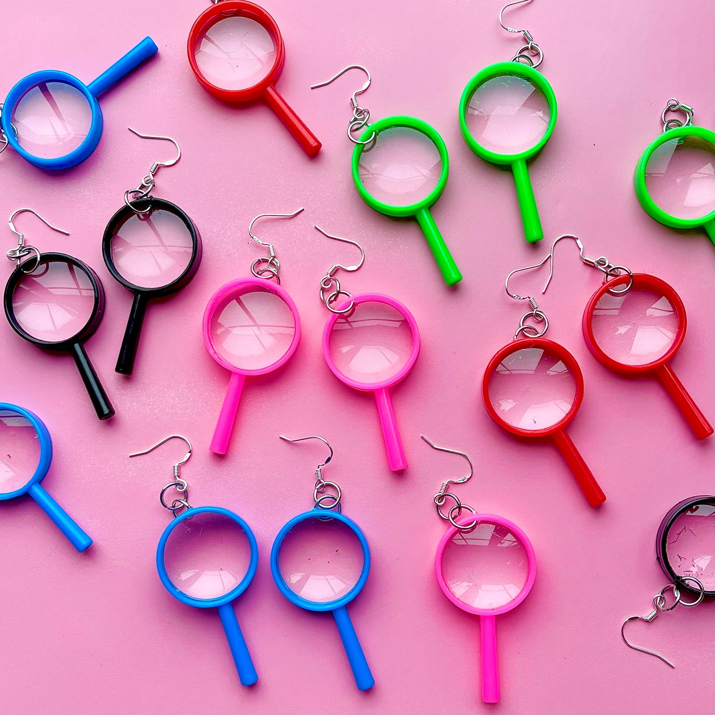 Magnifying Glass Earrings