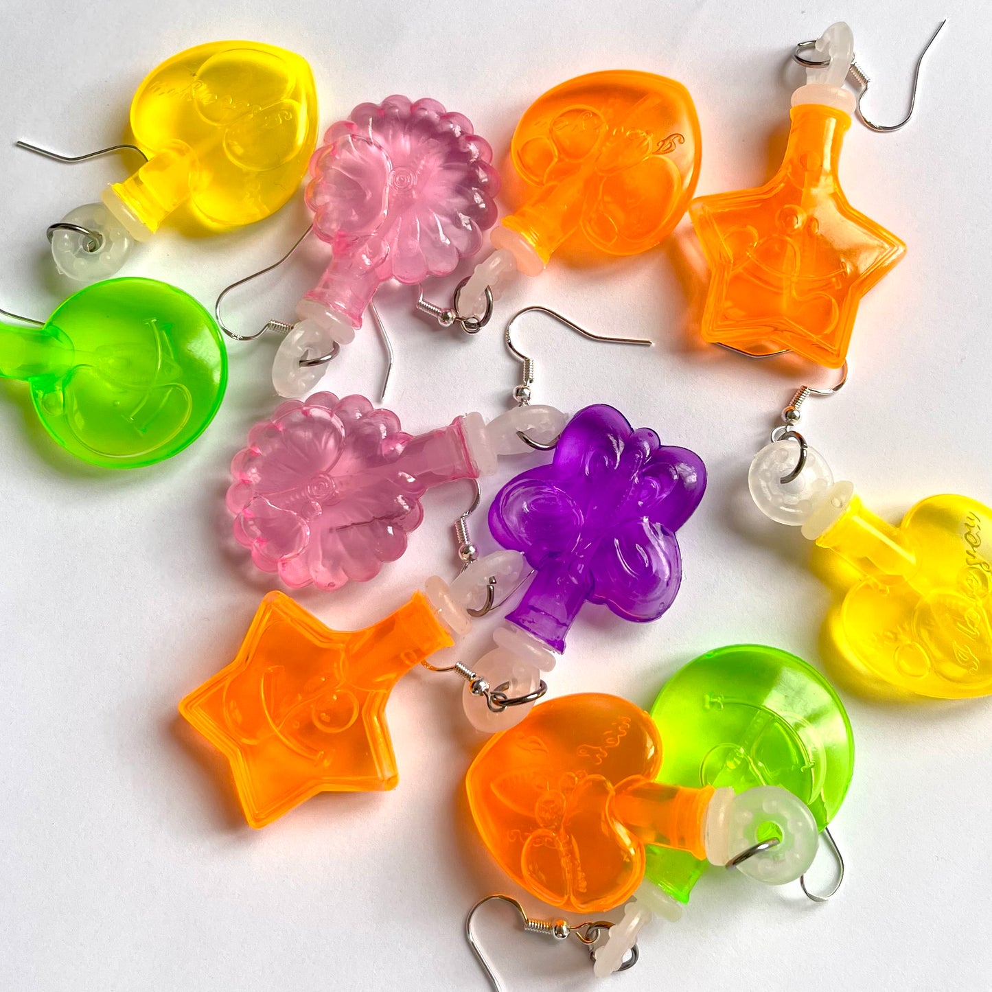 Heart Bubble Earrings - Cuteryko