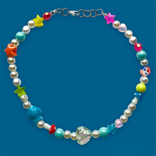 Lovebirds Beaded Necklace