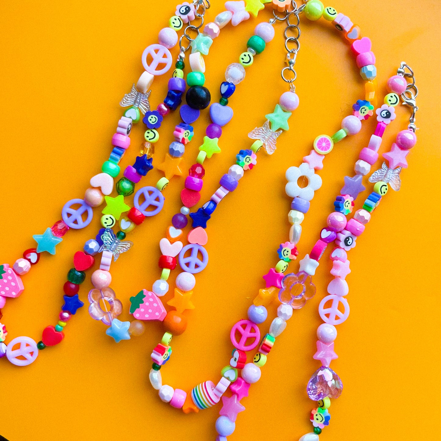 Y2K Inspired Beaded Necklace