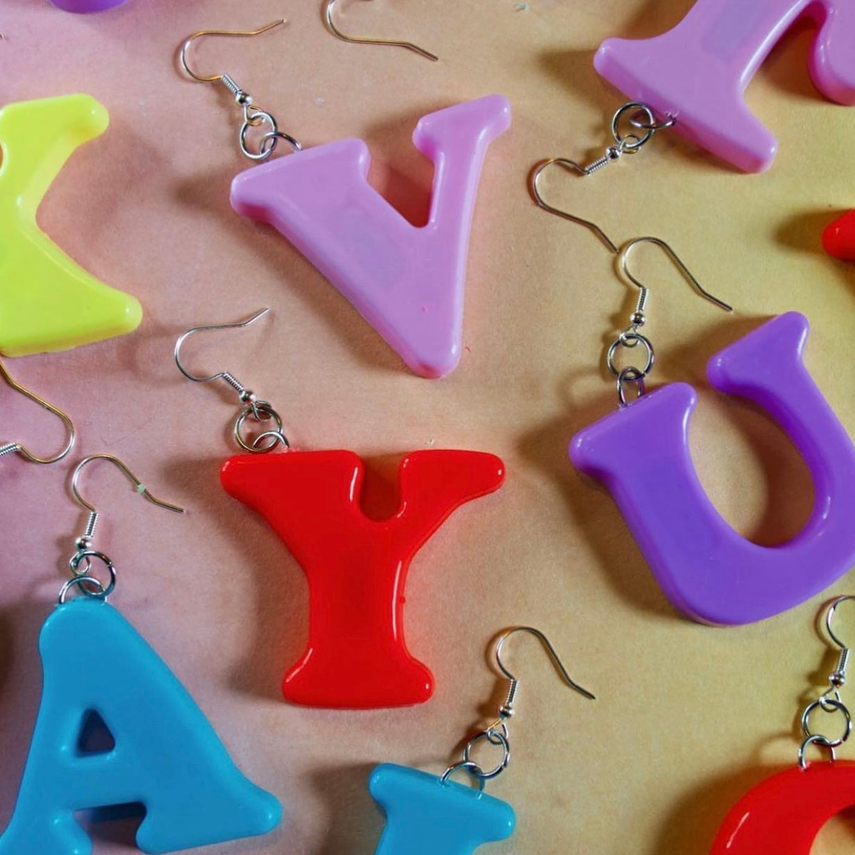 Letter Earrings!