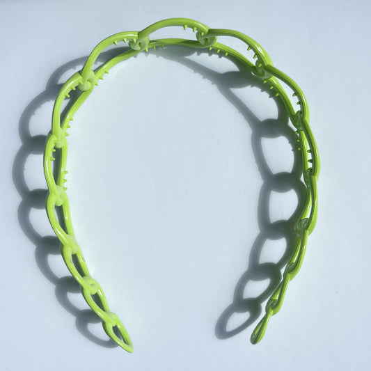 Lime Green Link Hair Band