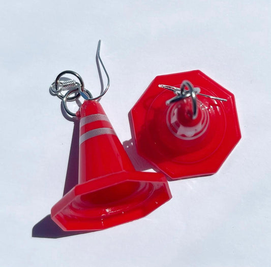 Traffic Cone Earrings - Cuteryko