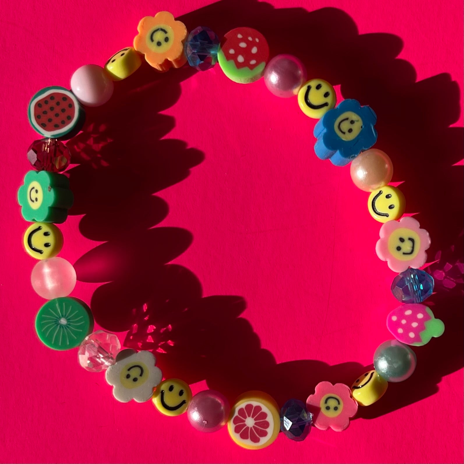 Y2K Colourful Beaded Bracelet – Cuteryko