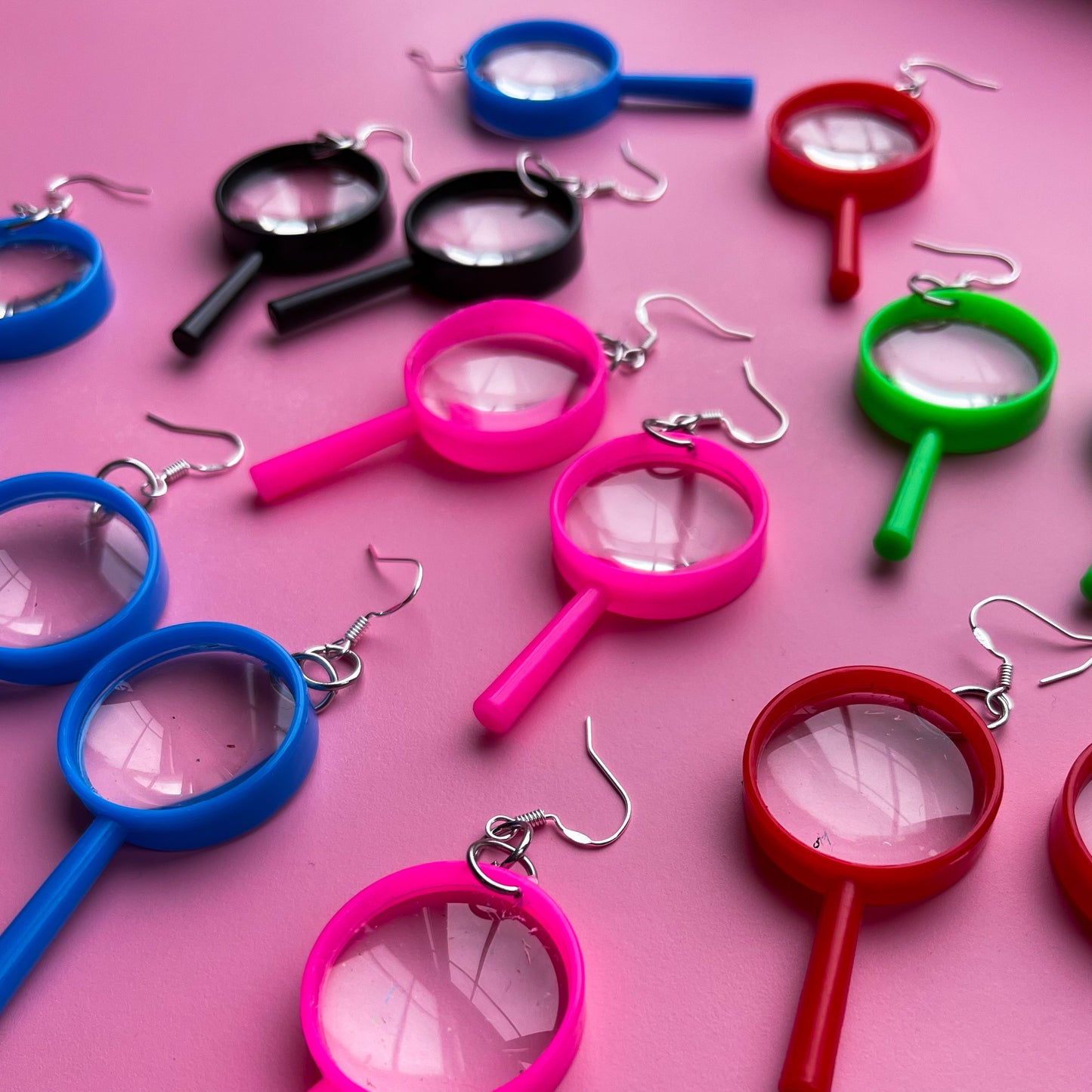 Magnifying Glass Earrings